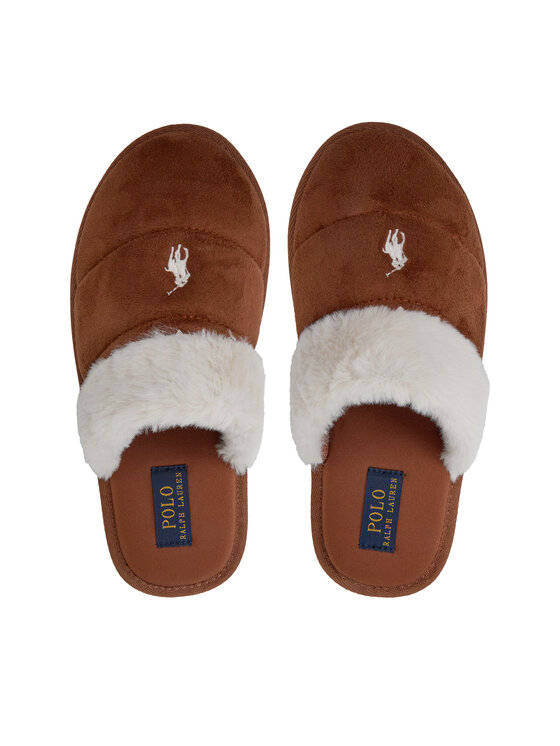 Polo Ralph Lauren Тапочки Polo Ralph Lauren 842957049001 Коричневий