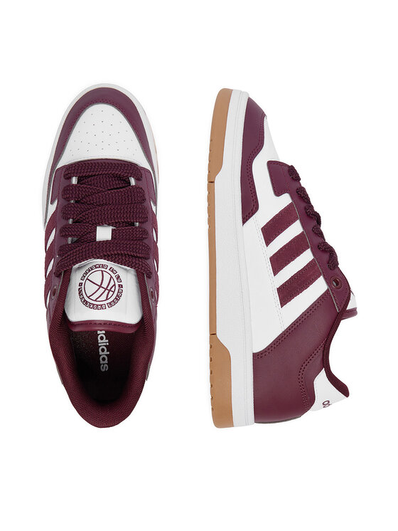 adidas Sneakersy adidas WB-RAPID COURT LOW J Bordowy