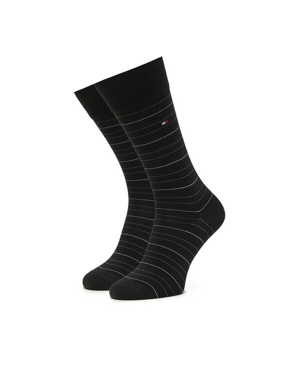 Tommy Hilfiger Șosete lungi Tommy Hilfiger 701241158 Negru