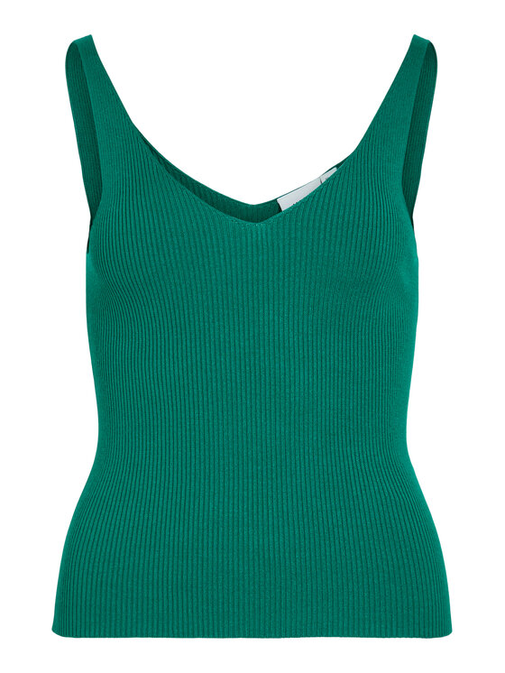 Vila Vila Топ Wennie 14104135 Зелений Regular Fit