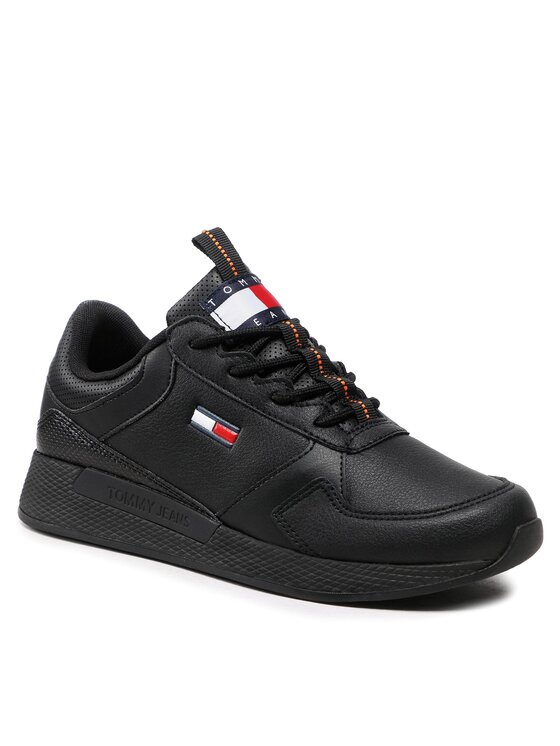 Tommy Jeans Superge Tommy Jeans Flexi Runner Ess EM0EM01080 Črna