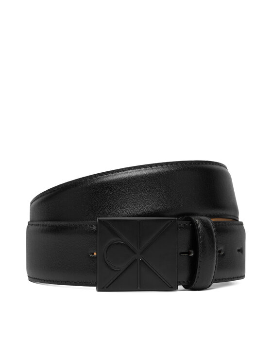 Calvin Klein Férfi öv Calvin Klein Emblem Plaque Smooth 35Mm LV04D7046G Fekete