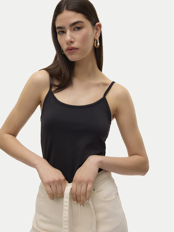 Vero Moda Vero Moda Топ Million 10306903 Чорний Regular Fit