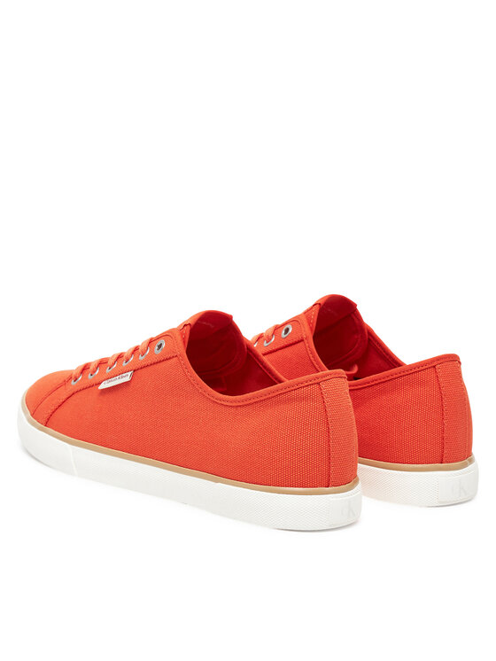 Calvin Klein Jeans Tenis superge Calvin Klein Jeans Ess Vulc Low Mg Cv YM0YM01301 Oranžna
