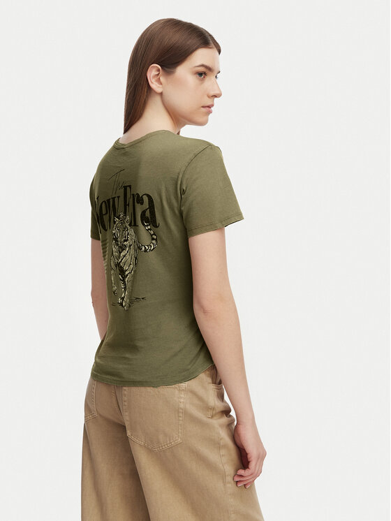 ONLY ONLY Camiseta Lucy 15346760 Marrón Regular Fit