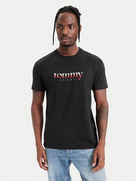 Tommy Jeans Tommy Jeans Camiseta DM0DM21978 Negro Regular Fit