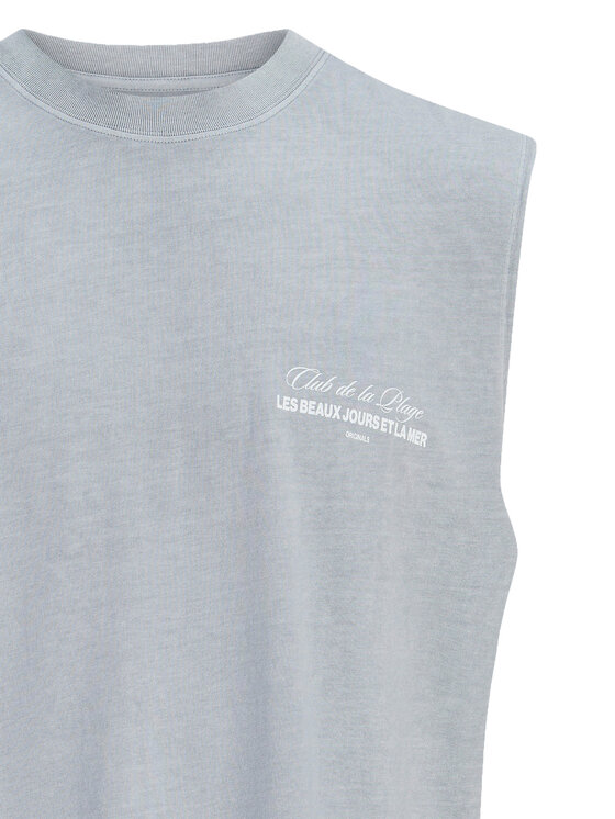 Jack & Jones Jack & Jones Camiseta sin mangas Cassis 12295076 Azul claro Regular Fit
