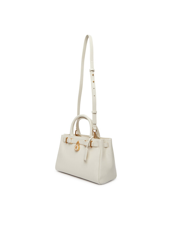 Tommy Hilfiger Τσάντα Tommy Hilfiger American Icon Mini Tote Leather AW0AW17926 Μπεζ