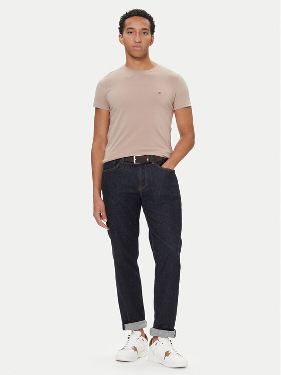 Tommy Hilfiger Tommy Hilfiger Camiseta MW0MW10800 Beis Slim Fit