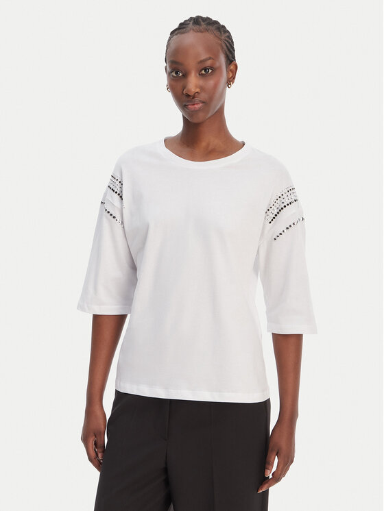 Liu Jo Liu Jo Camiseta WA6128 JS904 Blanco Relaxed Fit