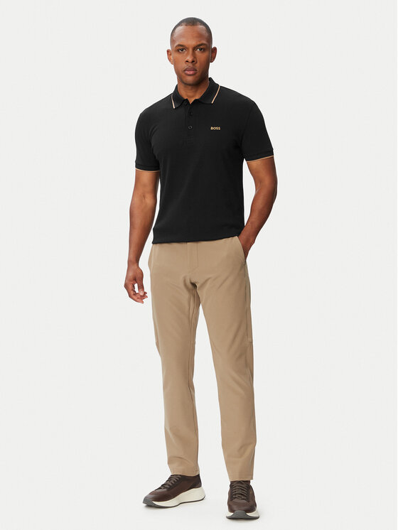 BOSS BOSS Pólóing Paddy 50469055 Fekete Regular Fit