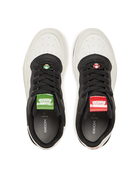 Geox Sneakersy Geox J Washiba J55LQC 5450 C0404 D Biela