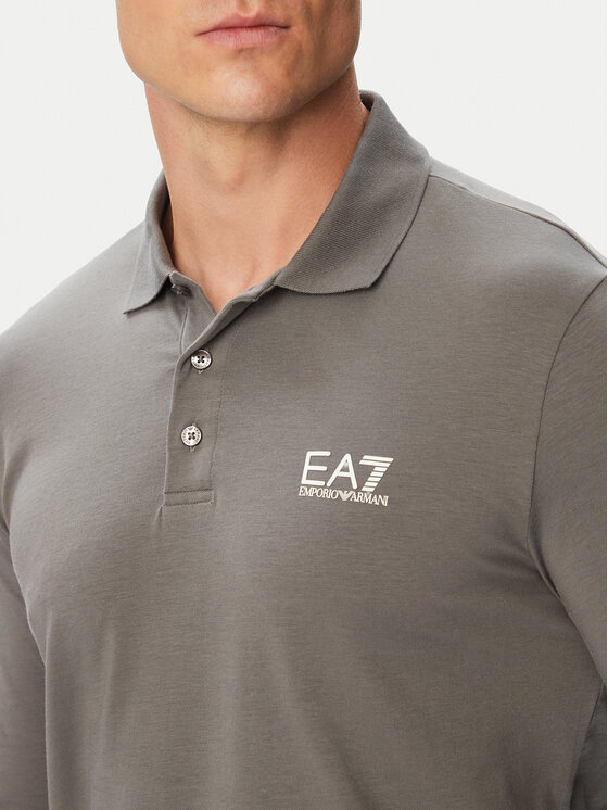 EA7 Emporio Armani EA7 Emporio Armani Polo 8NPF15 PJVQZ U8085 Gris Regular Fit