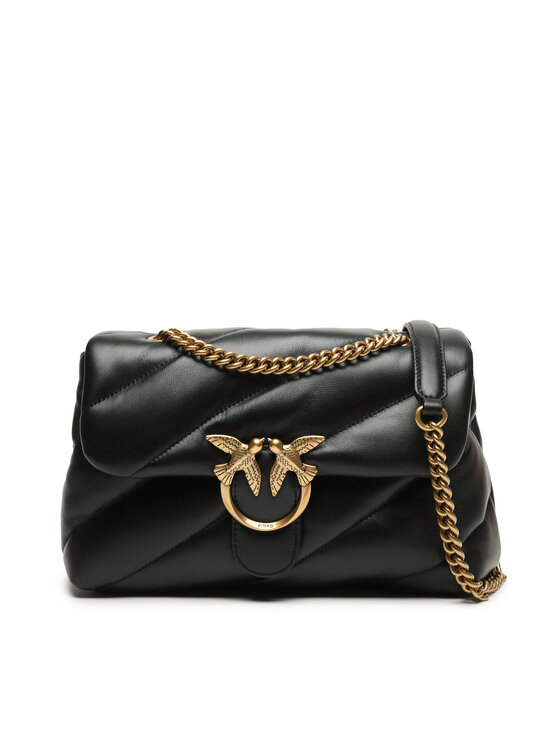 PINKO Ročna torba PINKO Love Classic Puff Cl AI 23-24 PLTT 100038 A0F2 Črna