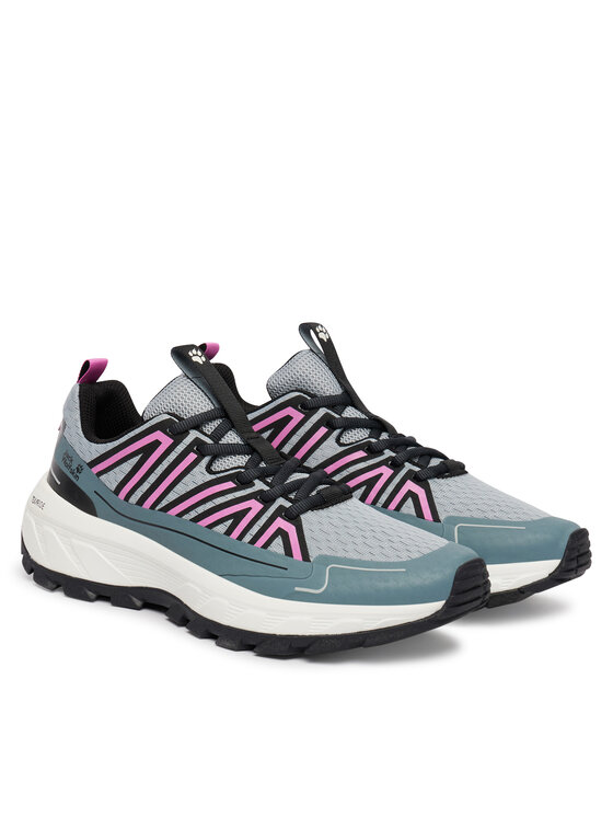 Jack Wolfskin Трекінгові черевики Jack Wolfskin Wild Hike Low A65582 Сірий
