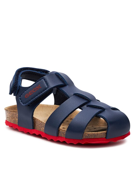 Geox Sandały Geox B Sandal Chalki Boy B452QA 000BC C0735 M Granatowy