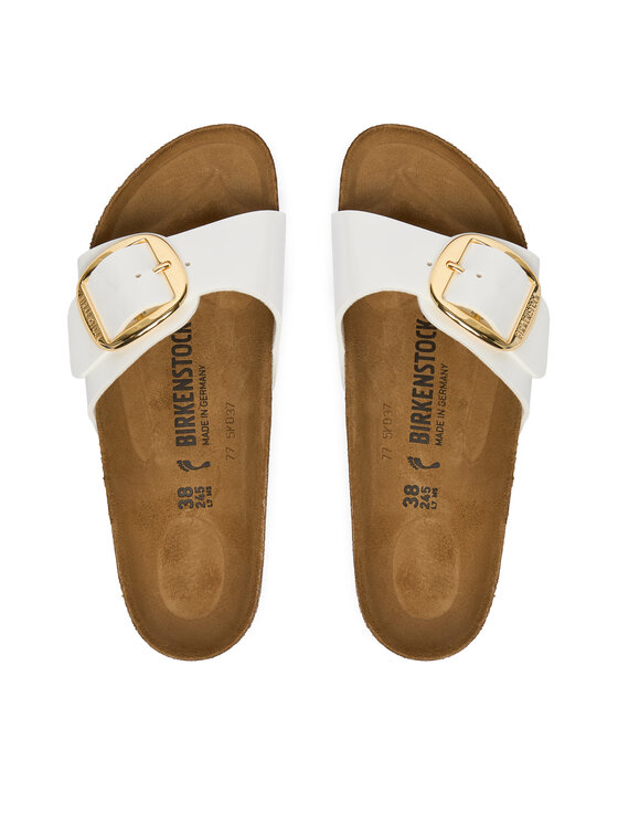 Birkenstock Nazouváky Birkenstock Madrid Big Buckle 1019814 Bílá