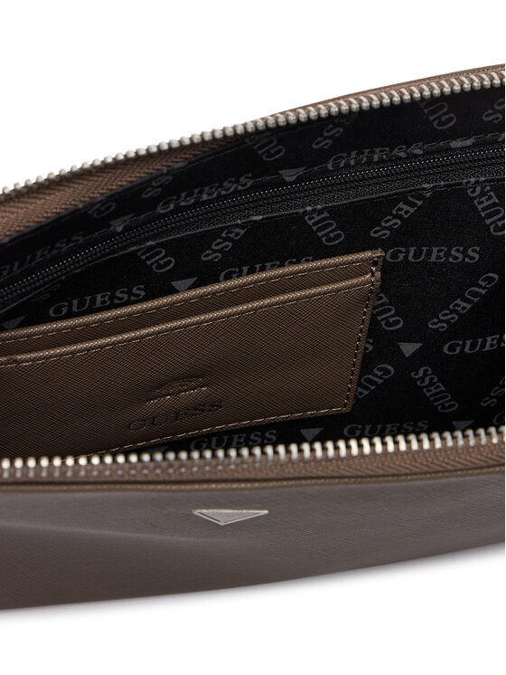Guess Мъжка чантичка Guess PMBASA P5235 Кафяв