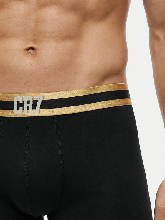 Cristiano Ronaldo CR7 Cristiano Ronaldo CR7 Conjunto de calzoncillos boxer 8120-49 Negro