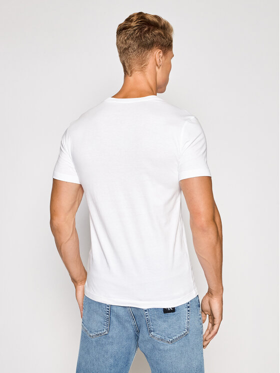 Calvin Klein Jeans Calvin Klein Jeans Camiseta Tee Shirt Essential J30J314544 Blanco Slim Fit