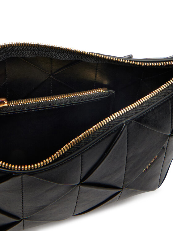 Calvin Klein Kabelka Calvin Klein Woven LV04F3546G Čierna