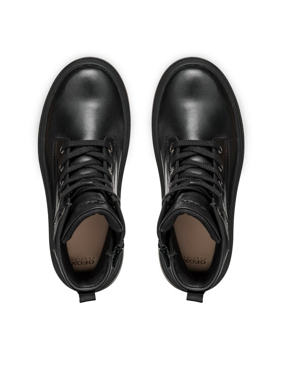 Geox Kozačky Geox J Kiddartah Girl J46MGA 085EW C9244 S Černá