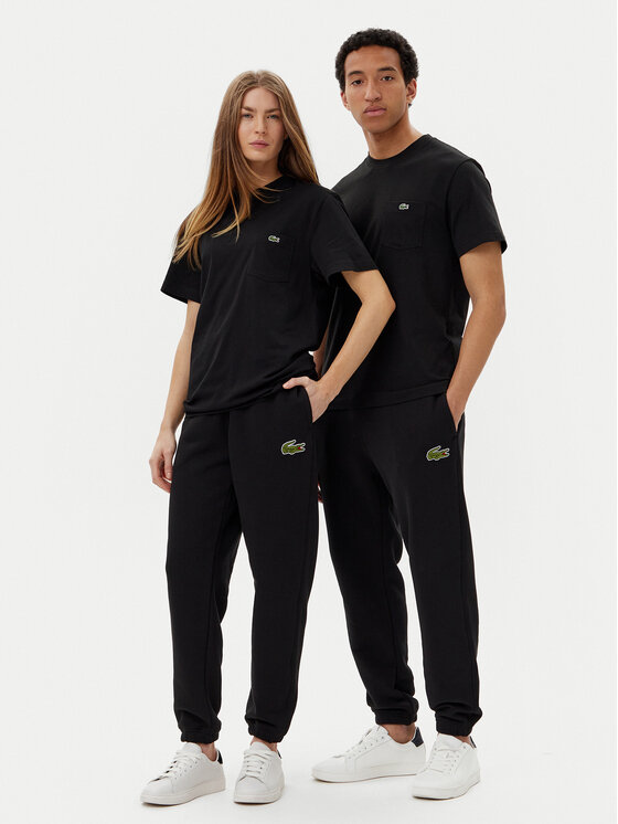 Lacoste Lacoste Футболка TH2827 Чорний Regular Fit