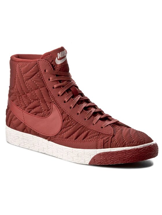 Nike Снікерcи Nike Blazer Mid Prm Se 857664 600 Бордовий
