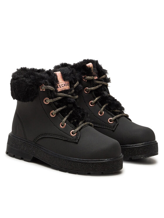 Skechers Trapper stila apavi Skechers Street Glitz 310952L Melns