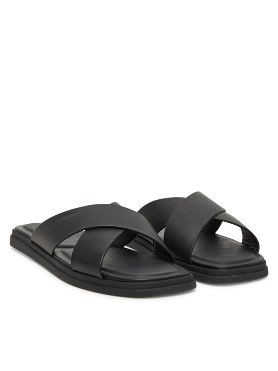 Calvin Klein Chanclas Calvin Klein Criss Cross Sandal HM0HM01737 Negro