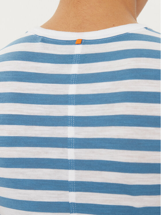 BOSS BOSS Футболка C_Esla_Striped 50504192 Голубий Regular Fit