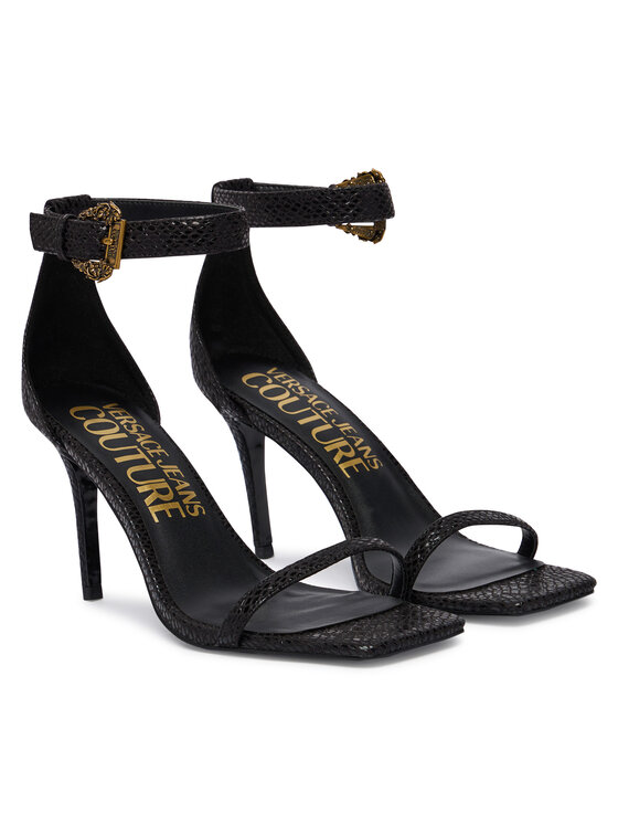 Versace Jeans Couture Босоніжки Versace Jeans Couture 80VA3S76 ZSS84 Чорний