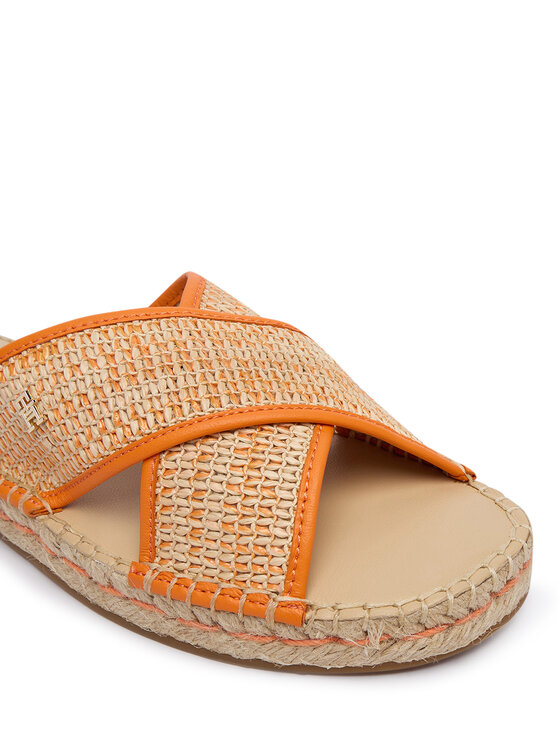 Tommy Hilfiger Espadrilles Tommy Hilfiger Monogram Espadrille FW0FW09139 Narancssárga
