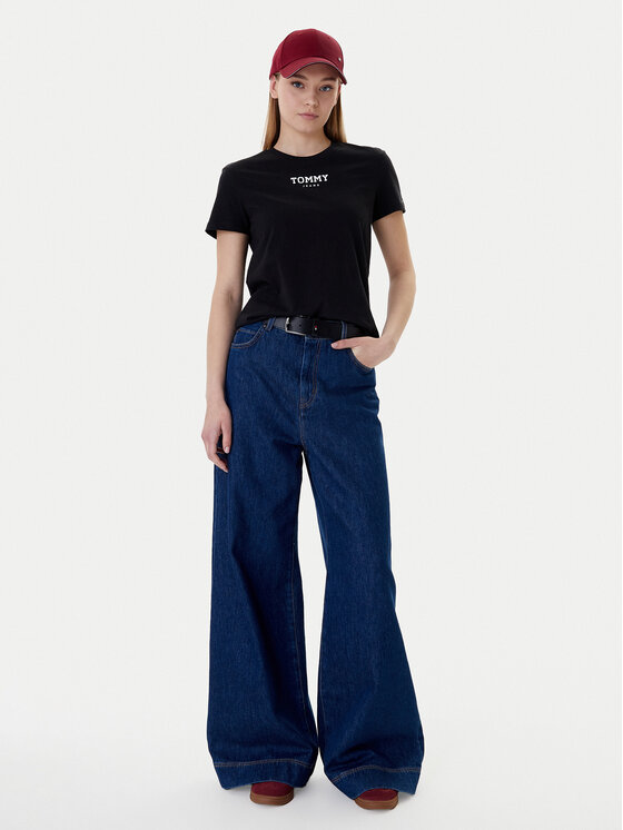 Tommy Jeans Tommy Jeans Camiseta Essential DW0DW21842 Negro Regular Fit