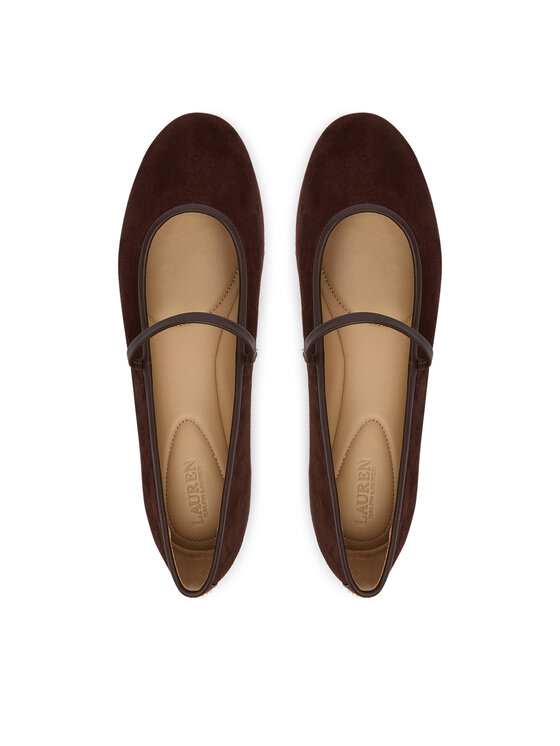 LAUREN RALPH LAUREN Baleríny LAUREN RALPH LAUREN Jayna Mj Fl 802P18425004 Hnedá