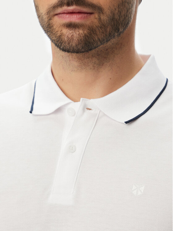 Jack & Jones Jack & Jones Polo Weston 12297755 Blanco Regular Fit