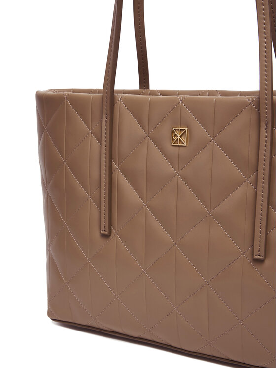 Calvin Klein Bolso Calvin Klein Quilted Small Tote LV04F3325G Beis