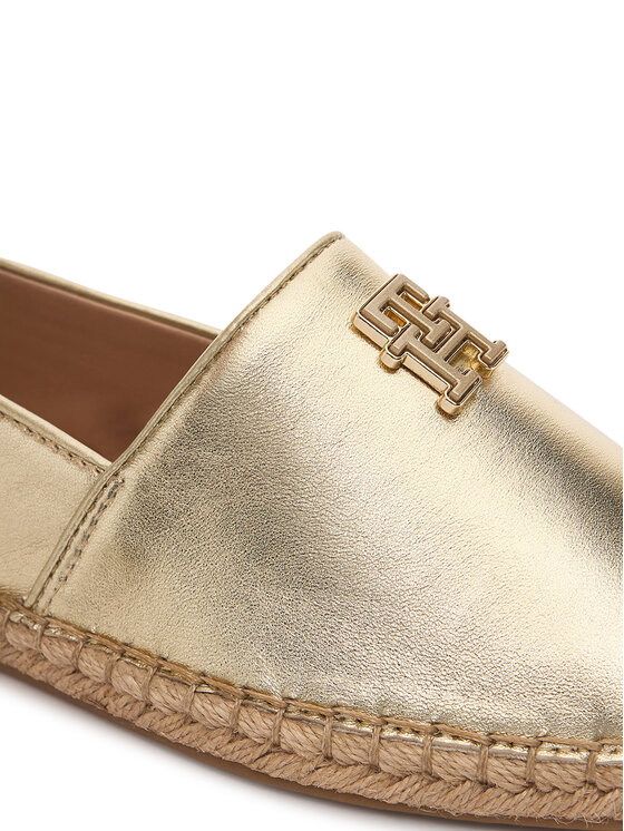 Tommy Hilfiger Espadrillas Tommy Hilfiger Th Logo Gold Espadrille FW0FW09473 Oro