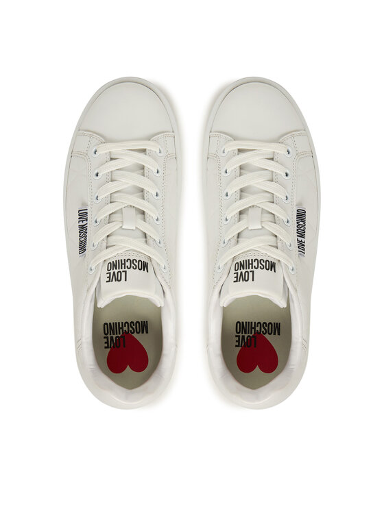 LOVE MOSCHINO Sneakersy LOVE MOSCHINO JA15335G0NIEC10A Bílá