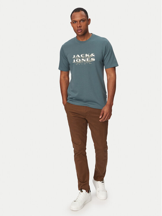 Jack & Jones Jack & Jones Camiseta Fusion 12289880 Verde Regular Fit