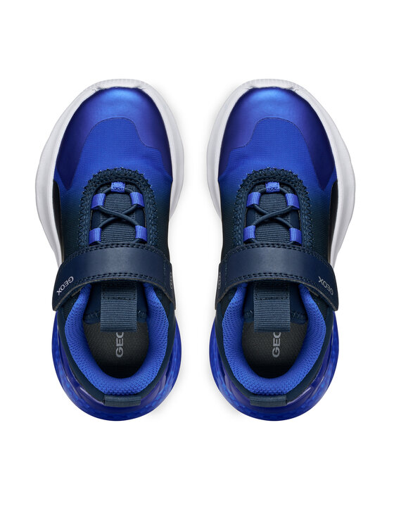 Geox Sneakersy Geox J Activart Illuminus J56LYA 02A9J C4226 D Granatowy