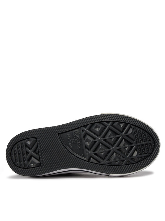 Converse Кеди Converse Chuck Taylor All Star Lift Platform High Top Little Kids 372859C Чорний