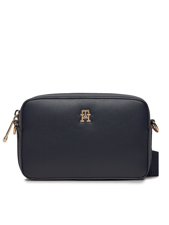 Tommy Hilfiger Torbica Tommy Hilfiger Th Essential Sc Camera Corp AW0AW15707 Tamnoplava