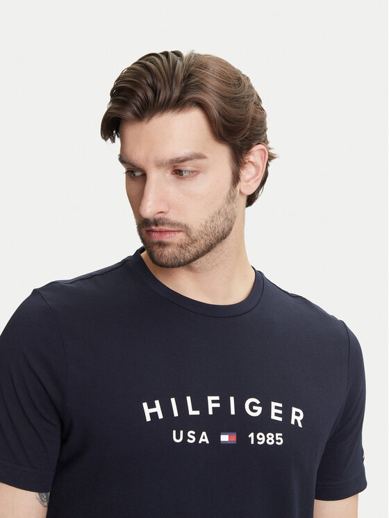 Tommy Hilfiger Tommy Hilfiger T-shirt Fathers Day MW0MW39356 Blu scuro Regular Fit