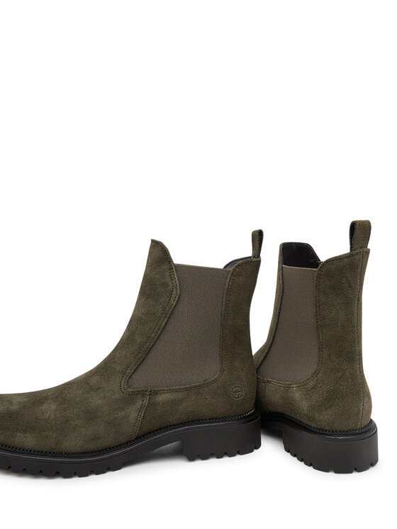 Tamaris Členková obuv s elastickým prvkom Tamaris 1-25427-41 Kaki