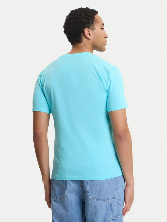 Guess Guess T-shirt F6GI09 J1314 Plava Slim Fit