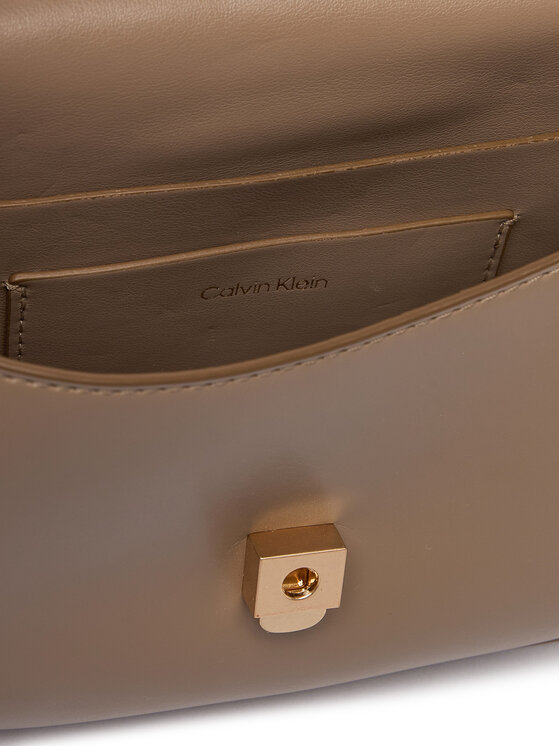 Calvin Klein Ročna torba Calvin Klein Ck Flap Camera Bag LV04F3421G Bež