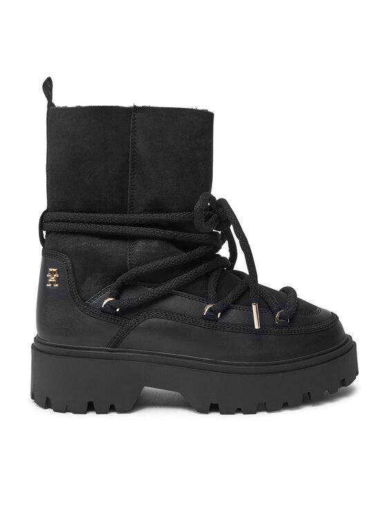Tommy Hilfiger Sniega zābaki Tommy Hilfiger FW0FW08085 Melns