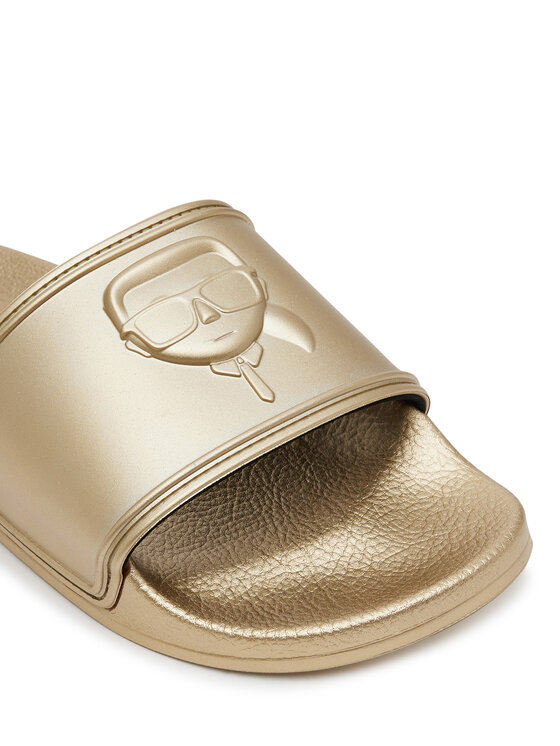 KARL LAGERFELD Шльопанці KARL LAGERFELD Kondo 2.0 KL80919M Золотий