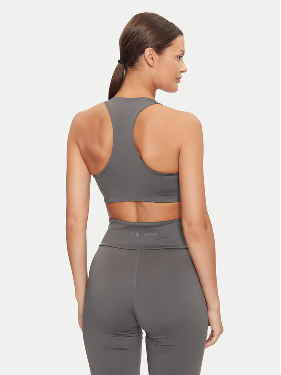 Calvin Klein Calvin Klein Reggiseno top Support 00GWF4K171 Grigio
